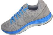 Mens Nike Lunarglide+ 4 Ext Running Shoe Size 13 Grey Photo Blue 554957-040