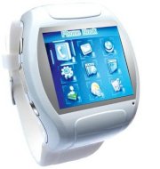Đồng hồ điện thoại - Super Cool Qaud Band Watch Touch Screen Cell Phone White