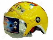 Mũ bảo hiểm trẻ em Andis HT2K Vàng – Tem Siêu nhân (Size M)
