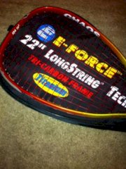 E-Force Chaos 190 G Carbon Fibre Racquetball Racquet 104 IN2