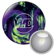 Columbia 300 White Dot Bowling Ball - Black/Purple/Yellow