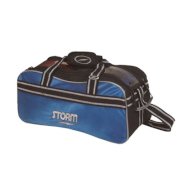 Storm 2-Ball Tote Bowling Bag - Black/Blue/Silver