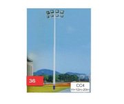 Cột thép sử dụng đèn pha Slighting CC4