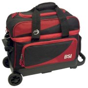 BSI 2 Ball Roller Bag - Black/Red