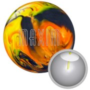 Ebonite Maxim Bowling Ball - Orange/Yellow/Black