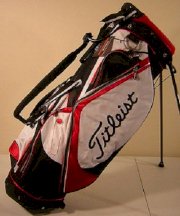 New Titleist 14-Way Premium Golf Stand Bag Black/White/Red TB3SXP14-016