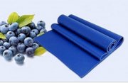 Physical fitness exercise Blue thick yoga mat 79x24.5x0.33inch slip durable
