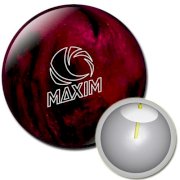 Ebonite Maxim Bowling Ball - Black/Red Sparkle