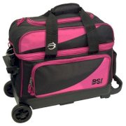 BSI 2 Ball Roller Bag - Black/Pink