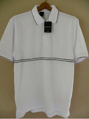 NWT Dunning Golf Shirt polo shirt white/pink supersoft pique $89 size XL