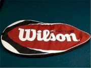 Wilson k factor tennis racquet cover case carrying bag single in exc condition
