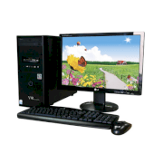 Máy vi tính CTC 06 (Intel Celeron G1610 2.6Ghz, RAM 2GB, HDD 320GB, VGA Onboard, PC DOS, Compaq 18.5inch LED)