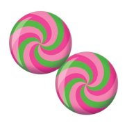 Brunswick Viz-A-Ball Spiral Pink/Pink/Green