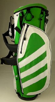 New 2013 Adidas Golf Samba Stand Bag Green/White