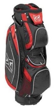 Datrek Golf Men's Falcon Cart Bag Brand New Cart Bag Colors Red/Black/Silver