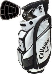 NEW Callaway Golf Org 14 S Cart / Carry Bag 14-way 10" Stadium Top White / Black
