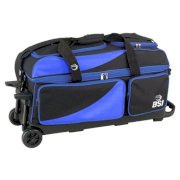 BSI 3 Ball Roller Bag - Blue/Black
