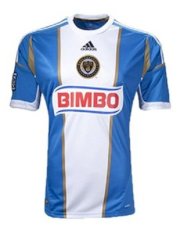 Áo Philadelphia 2013 MLS xanh/trắng