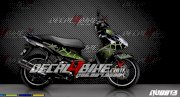 Decal trang trí xe máy Yamaha Nouvo 0013