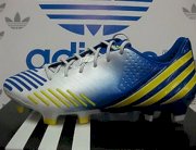 New Adidas Predator LZ TRX FG Men's Soccer Cleats - Blue/White; G65168