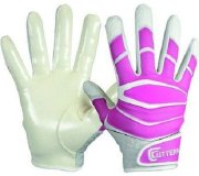 Cutters X40 C-Tack Revolution Adult Football Receiver Gloves - Pink-L