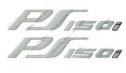 Logo trang trí xe máy PS 150I TRẮNG  