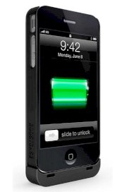 Boostcase Hybrid Battery Case for iPhone 4/4S - Black (BCH1900B-BLK)