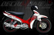 Decal trang trí xe máy Yamaha Sirius SI004