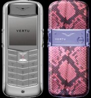 Thay da Vertu Constellation Pink Snake