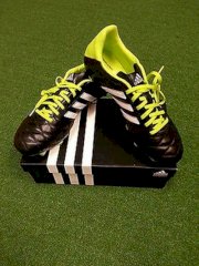 Adidas adipure 11Pro xtrx SG- Soft Ground Soccer NEW/Authentic Black/Green/White
