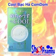 Bao Cao Su Tạo cảm giác sảng khoái mát mẻ với tinh dầu bạc hà - Cool bạc hà condom  SNN02