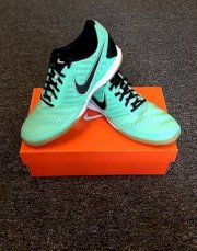 Nike Gato II Indoor Futsal Sala Soccer Shoe New Authentic Green Glow Leather