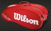 Wilson Tour Moulded 6 Racket Bag (Red) 