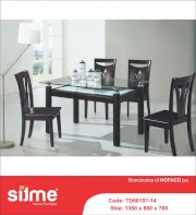 Bộ bàn ghế ăn Sitme TD60101-14