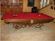 Golden West Victorian Pool Table - Very Light Use