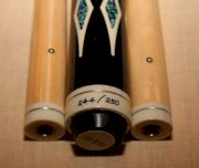 Never Used Meucci Exclusive Black Dot Gem-1 Pool Cue #244 / 250