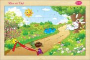 Tranh ghép Rùa và Thỏ - winwintoys 63432