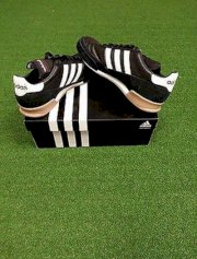 Adidas Mundial Goal Indoor Soccer Shoes White/Black 