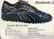 Reebok Campio SQ Turf Referee Soccer Shoes New! Size:9 US Mens Free Socks Offer!