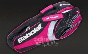 Babolat Club Line 3 Racket Bag (Pink/Black) 