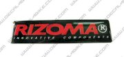 Logo trang trí xe máy RIZOMA_ĐỎ