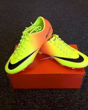 Nike Mercurial Veloce FG New Authentic Soccer Cleat Volt Bright Citrus Ronaldo