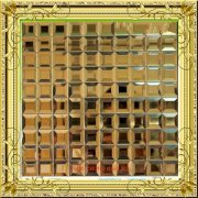 Gạch Mosaic kim cương vát cạnh màu trà NT-MSI4