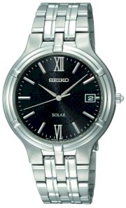 Seiko Solar Quartz SNE027P1 SNE027 SNE027P Men's Watch