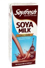 Sữa đậu nành hương Sô cô la bổ sung canxi 250ml - Soyfresh