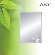 Gương trắng văn hoa mài cạnh AMY - AMG 110