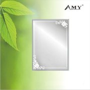 Gương trắng văn hoa mài cạnh AMY - AMG 113