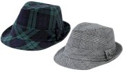 Lecoq Golf Japan 2013 Fall & Winter Cotton Check Trilby Hat Cap