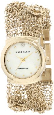 Đồng hồ AK Anne Klein Women's 10/9780MPGB Swarovski Crystal Accented Rope Chain Diamond Dial Watch