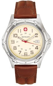 Men's Wenger 73114 Standard Issue XL Watch with Leather Band